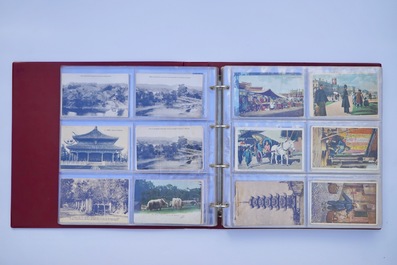 Een album met Chinese postkaarten, 19/20e eeuw